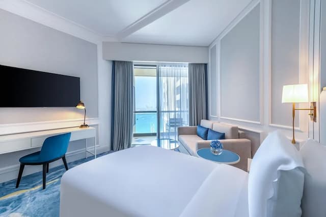 ソフィテル ドバイ ジュメイラ ビーチ-スーペリア ルーム シングルベッド 2 台 バルコニー パーシャルシービュー-3