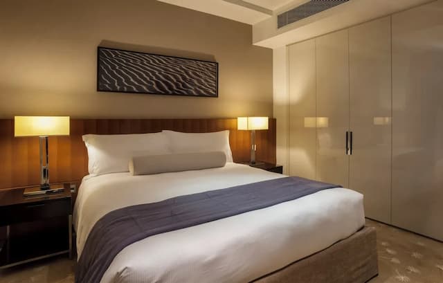 杜拜節日城洲際住宅套房飯店 - IHG 飯店-公寓, 1 間臥室, 陽台, 城市景觀 (Dining, Kitchen)-5