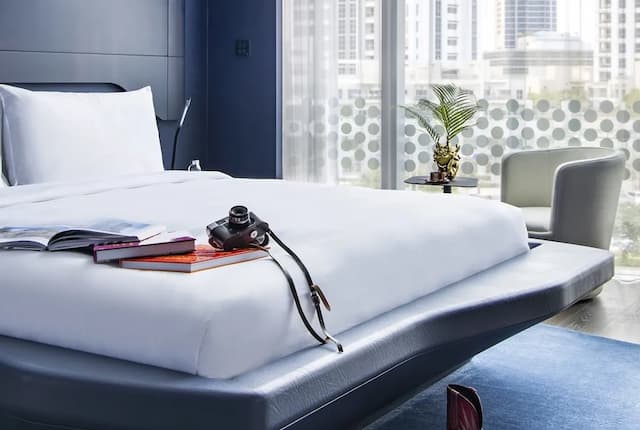 我的杜拜美利亞酒店-Extra ME + Junior Suite Void with Burj Khalifa View (2+1)-1