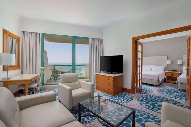 힐튼 두바이 주메이라-패밀리 스위트, 바다 전망-4