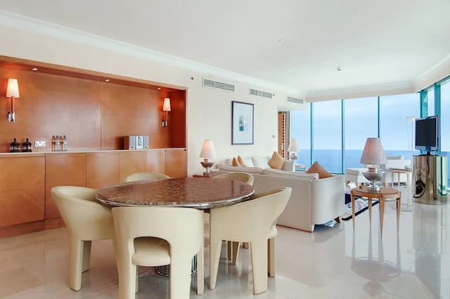 힐튼 두바이 주메이라-파노라믹 스위트, 킹사이즈침대 1개, 바다 전망-8