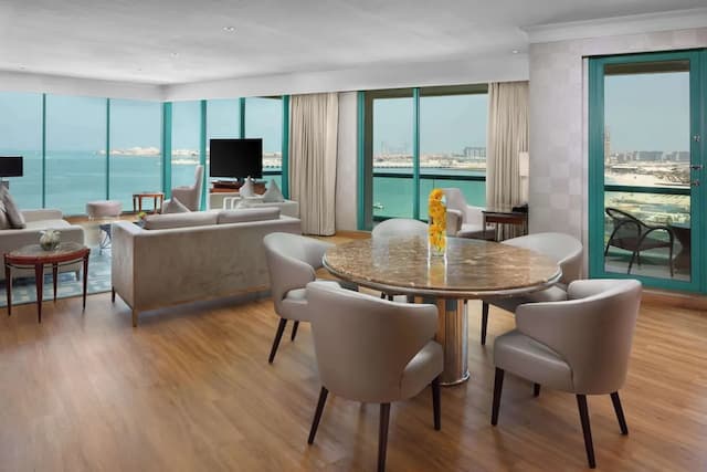 힐튼 두바이 주메이라-파노라믹 스위트, 킹사이즈침대 1개, 바다 전망-1