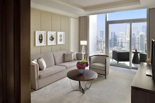 어드레스 두바이 몰-Premier Suite Burj Khalifa & Fountain View - Lounge Access serving Lunch, afternoon tea and Dinner-2