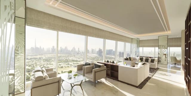 소피텔 두바이 디 오베리스크-럭셔리룸, 킹사이즈침대 1개 (Club Lounge Access)-4