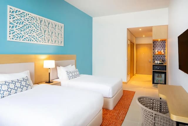 센타라 미라지 비치 리조트 두바이-패밀리룸, 더블침대 2개, 바다 전망 (Panoramic)-3