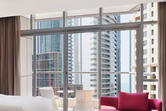 InterContinental Dubai Marina by IHG-尊荣客房, 2 张单人床, 阳台-2