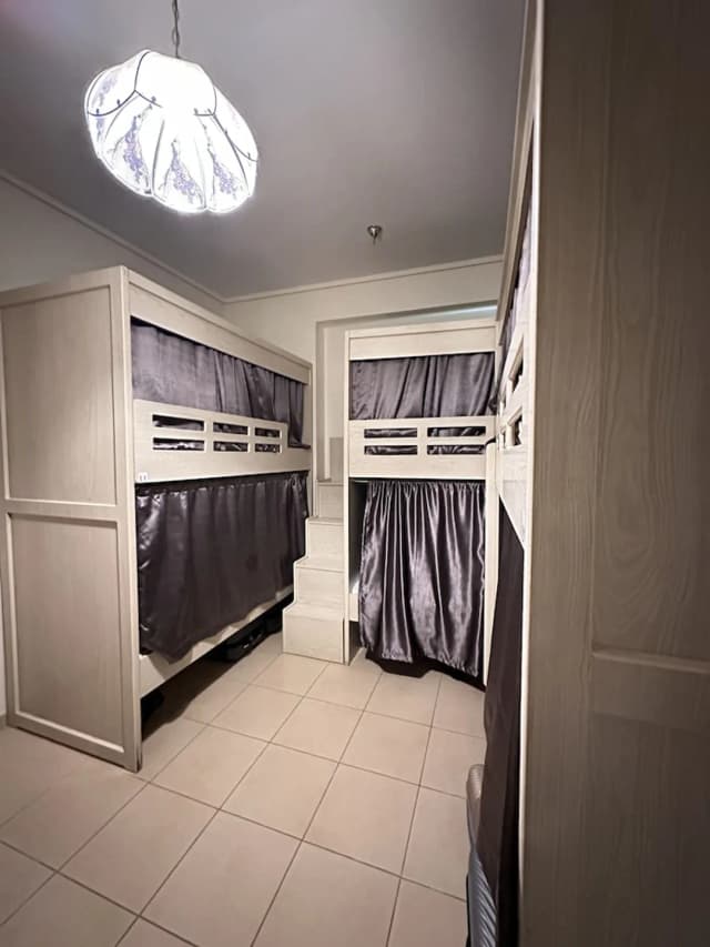 ボリウッドビーチホステル-コンフォート 共同ドミトリー 男女共用ドミトリー 共用バスルーム-4