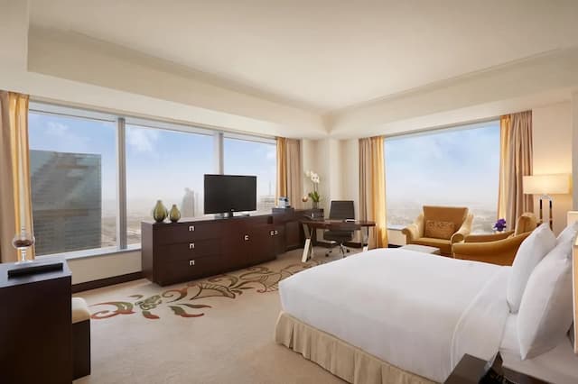 콘래드 두바이-디럭스룸, 킹사이즈침대 1개, 코너-4