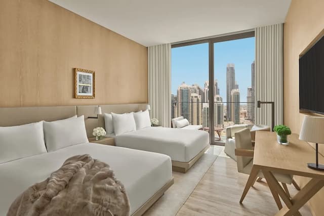 더 두바이 에디션-디럭스룸, 퀸사이즈침대 2개, 발코니-3