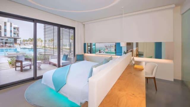 杜拜尼克海灘渡假村及水療中心-特色套房, 1 張特大雙人床, 可使用泳池-5