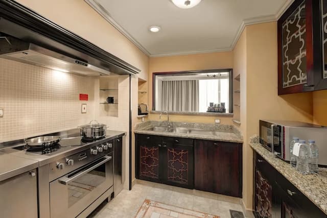 杜拜米迪亞市安加羅塔娜酒店-公寓, 1 間臥室, 海景-3