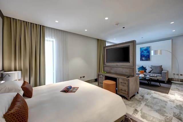 杜拜米迪亞市安加羅塔娜酒店-開放式客房, 私人泳池, 城市景-8