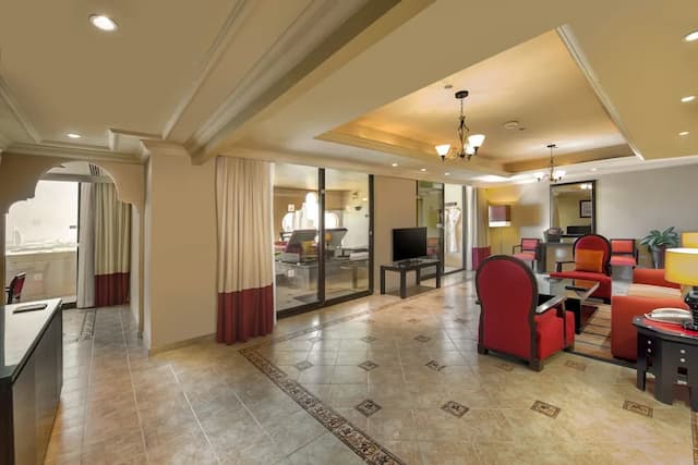 杜拜米迪亞市安加羅塔娜酒店-公寓, 3 間臥室, 城市景-6