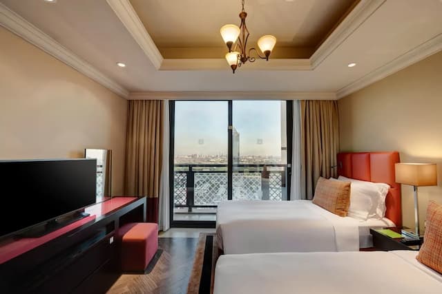 杜拜米迪亞市安加羅塔娜酒店-公寓, 3 間臥室, 城市景-1