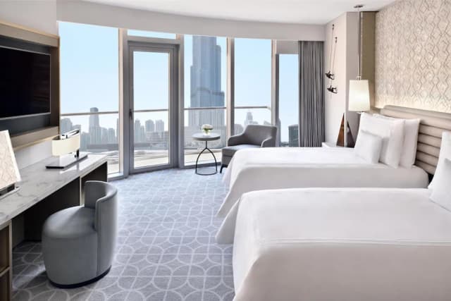 Kempinski Central Avenue Dubai-Premier Room, 2 Twin Beds, City View (Premier Room Twin)-1