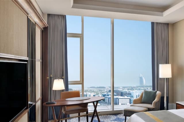 大廣場瑞享媒體城酒店-高級客房, 2 張單人床, 海景-3