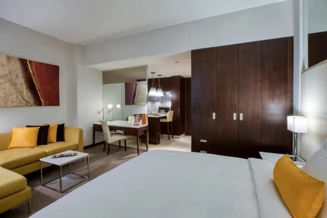 Centro Barsha-开间, 1 张大床-4