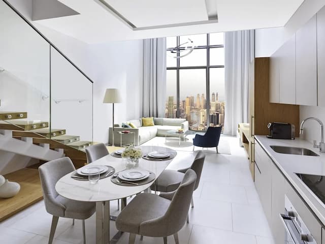 SLS ドバイ ホテル & レジデンシズ-ロフト 1 ベッドルーム バルコニー (Inspired Living)-5