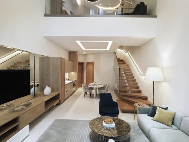 SLS ドバイ ホテル & レジデンシズ-ロフト 1 ベッドルーム バルコニー (Inspired Living)-1