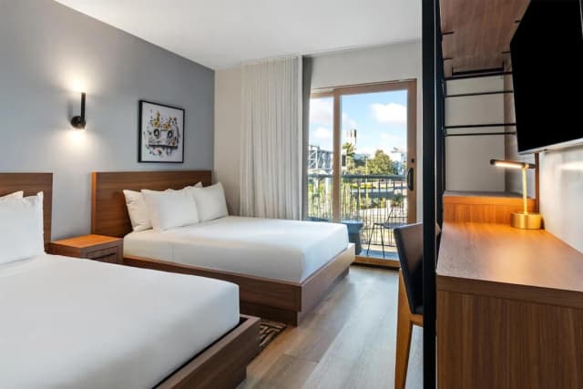 Lüm Hotel-標準客房, 2 張標準雙人床, 陽台 (Mobility & Roll-in Shower)-5