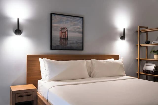 Lüm Hotel-極品客房, 1 張特大雙人床, 陽台-5