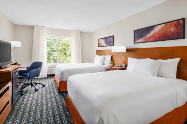 Fairfield Inn & Suites Houston The Woodlands-客房, 2 张大床 (Hearing Accessible)-5