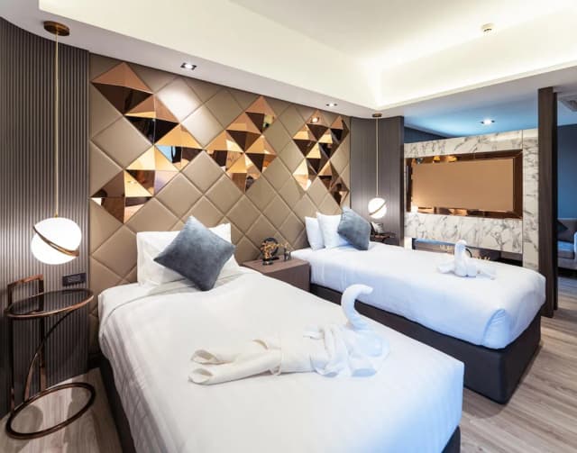 The One Smart Living & Safety-华丽双床房-5