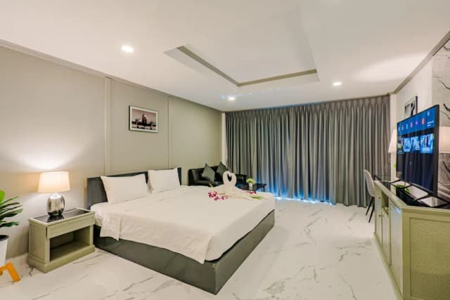 芭堤雅 DEL MAX 度假村-豪華客房, 1 張特大雙人床, 非吸煙房-4