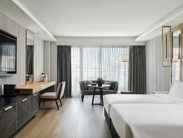 雅典君悅大酒店-2 Twin Beds Acropolis View with Grand Club Deluxe-8
