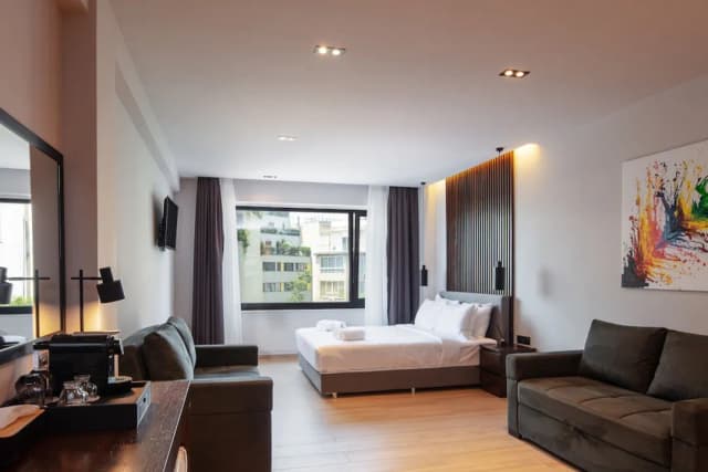아테네 타워-Deluxe Family Room, City View-1