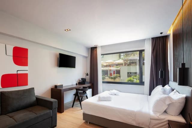 아테네 타워-Deluxe Family Room, City View-15