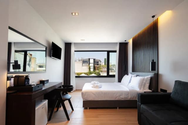 아테네 타워-Deluxe Family Room, City View-16