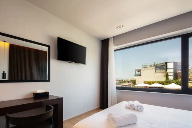 아테네 타워-Deluxe Family Room, City View-17