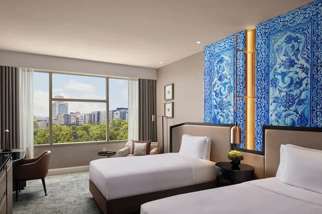 ザ リッツ カールトン、イスタンブール-クラブ ルーム シングルベッド 2 台 パークビュー-1