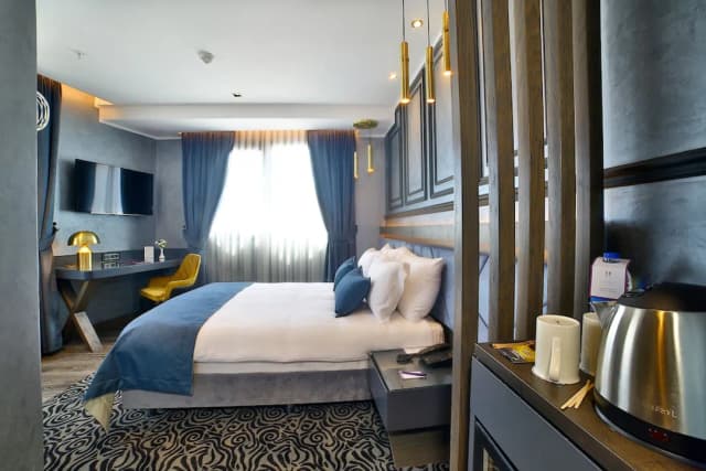 紫水晶飯店-豪華客房, 1 張加大雙人床-2