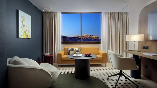アテナイウム インターコンチネンタル by IHG-クラシック ルーム キングベッド 1 台 クラブラウンジ利用可 (Acropolis View)-5