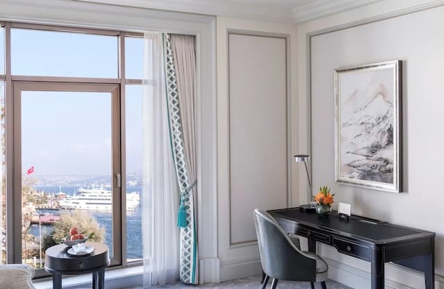 Shangri-La Bosphorus, Istanbul-Deluxe Bosphorus Room Partial View 1 King-2
