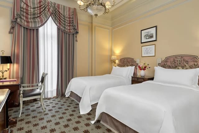 ホテル グランデ ブレターニュ、ア ラグジュリー コレクション ホテル、アテネ-デラックス ルーム シングルベッド 2 台 シティビュー-3