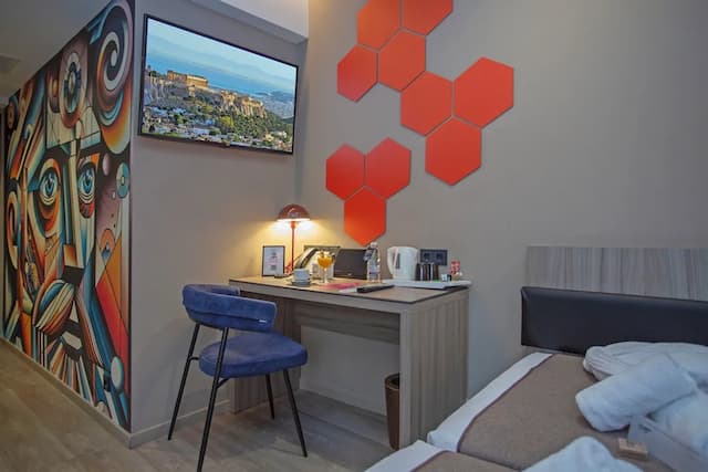 カジュアル クビック アテネ ホテル-ダブルまたはツインルーム-11