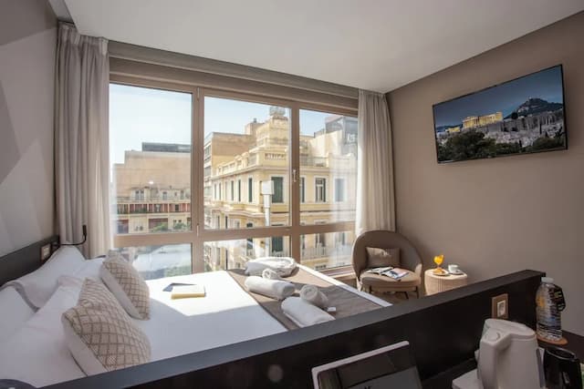 カジュアル クビック アテネ ホテル-ダブルまたはツインルーム シティビュー-1