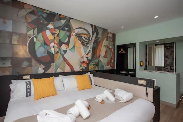 カジュアル クビック アテネ ホテル-スーペリア ルーム シティビュー (Large King Room)-13