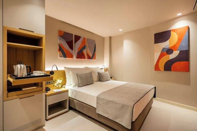 ERK 酒店-標準雙人房, 庭園景-4