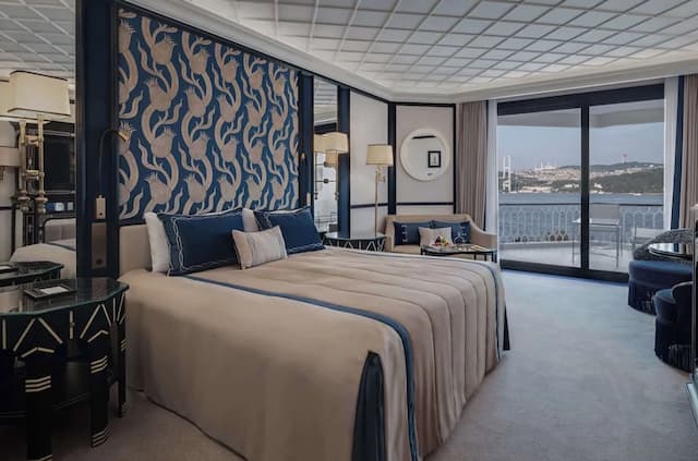 Ciragan Palace Kempinski-Ciragan Bosphorus View King Room-4