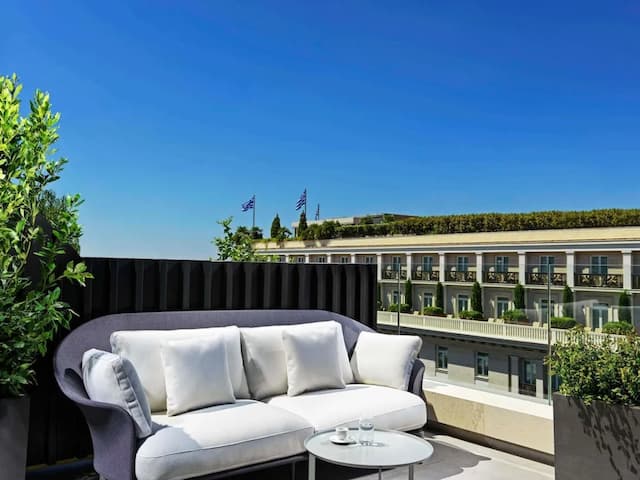 アテネ キャピタル センター - M ギャラリー コレクション-デラックス ルーム キングベッド 1 台 バルコニー-6