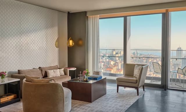 Fairmont Quasar Istanbul-特级套房, 1 间卧室, 可进入俱乐部酒廊 (Fairmont)-12