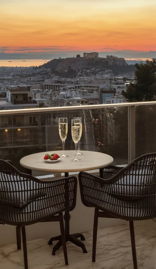 セント ジョージ リカベタス ライフスタイル ホテル-Premium Room with Private Balcony and Panoramic Acropolis View-2
