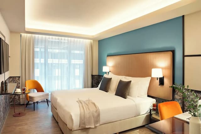 雅典 Key 飯店, 溫德姆商標精選-經典客房, 1 張標準雙人床, 城市景觀-4