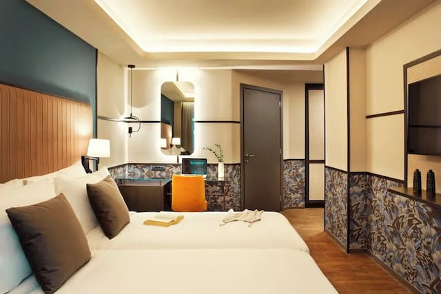 雅典 Key 飯店, 溫德姆商標精選-經典客房, 1 張單人床, 城市景觀-2