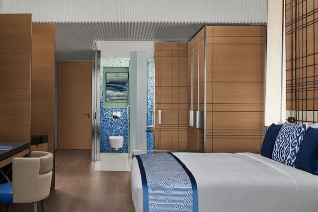 JW Marriott Hotel Istanbul Marmara Sea-全景客房, 1 张特大床和 1 张沙发床, 海景-4