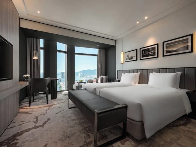 クラウン プラザ ダナン シティ センター by IHG-プレミアム ルーム シングルベッド 2 台 クラブラウンジ利用可 リバービュー-5